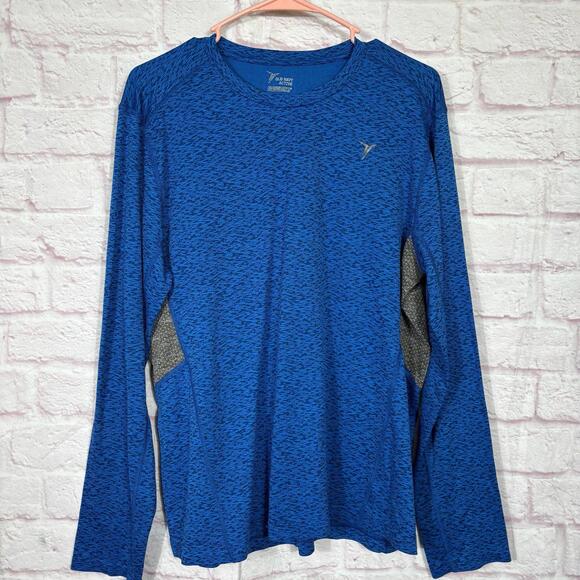 Old Navy Other - Old Navy Active Blue Long Sleeve Performance Shirt Mens Large